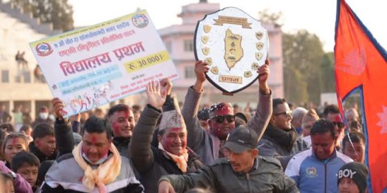 चौताराकाे राष्ट्रपति रनिङ शील्ड ईर्खु माविलाई, कस्को कति पदक ?