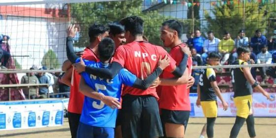 तोप २१ नगरकप राष्ट्रिय भलिबल : गण्डकीलाई सोझो सेटमा हराउँदै पुलिस बन्यो च्याम्पियन