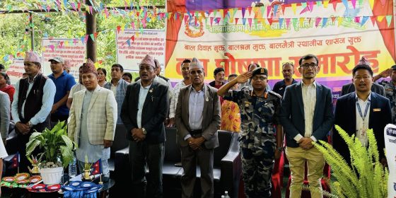 बलेफी-५ को घोषणा : बालविवाह न बालश्रम, सबै बालबालिका विद्यालयमा अनि सबैलाई खोप