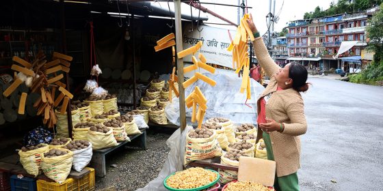 मुडेमा छुर्पी : वर्षा लागेसँगै घट्यो व्यापार