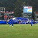 पानी परेपछि रोकियो नेपाल र युएईबीचको खेल