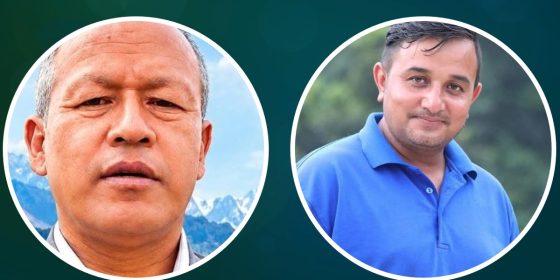 को हुन् सिन्धुपाल्चोक २ प्रदेश ‘क’को सभापतिमा उम्मेदवारी घोषणा गरेका खड्का र बानियाँ ?
